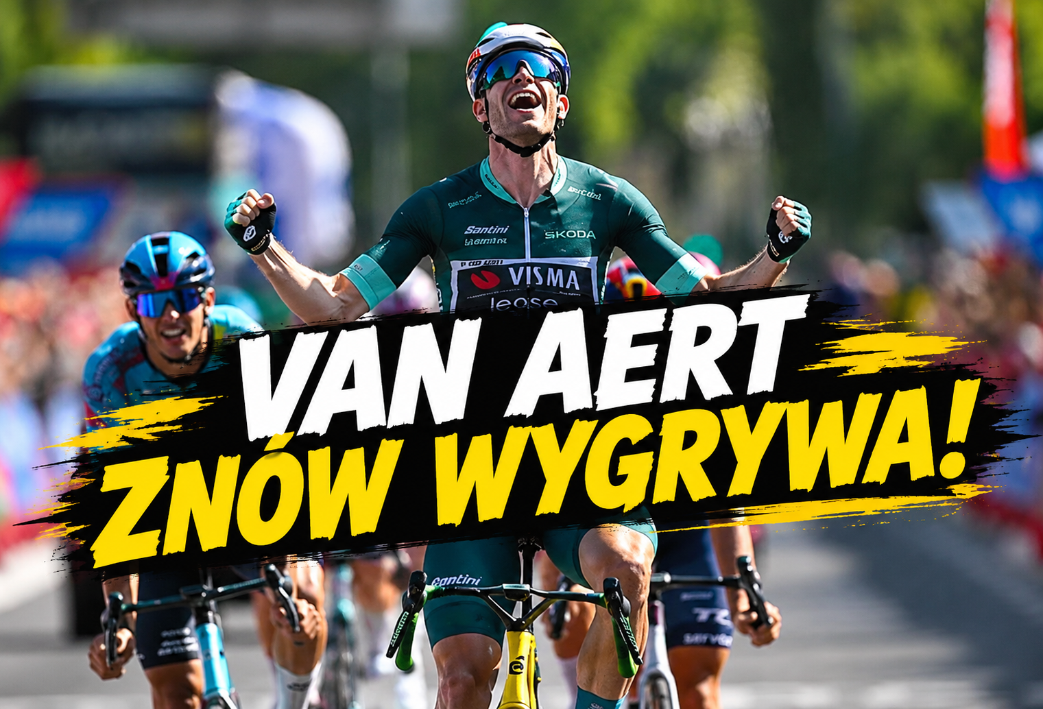 Wout van Aert znów najlepszy! Belg wygrał 15. etap Vuelty