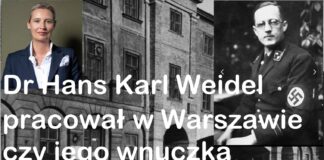 Dr Hans Karl Weidel pracował w Warszawie czy jego wnuczka pójdzie w jego ślady?