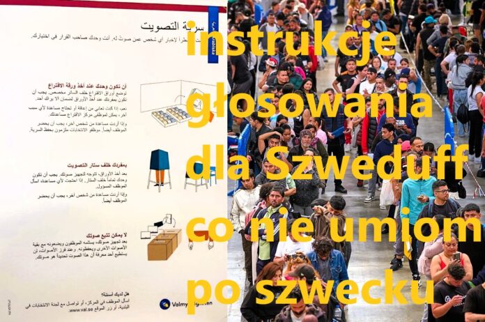 głosowanie czas zacząć skandal wyborczy w szwecji