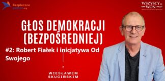 audycja GŁOS DEMOKRACJI BEZPOŚREDNIEJ - prowadzi Wiesław Skuciński odc 2 Robert Fiałek i inicjatywa Od Swojego