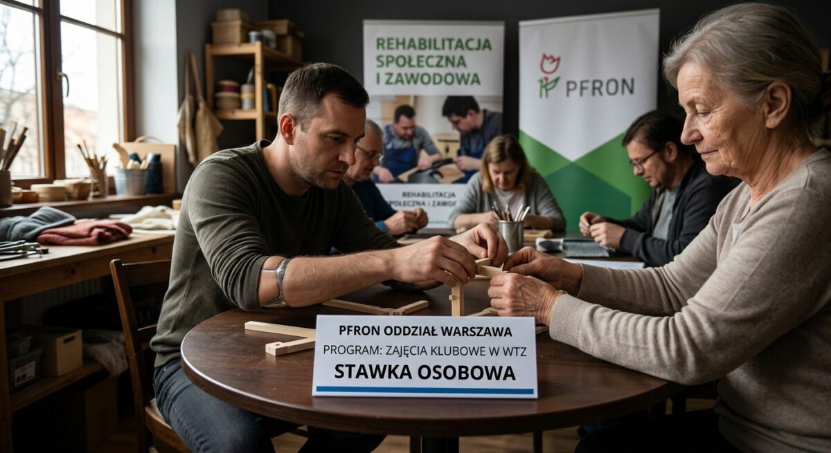 Zajęcia klubowe w WTZ: PFRON podał nową stawkę. Podwyżka o 15 zł to kropla w morzu potrzeb