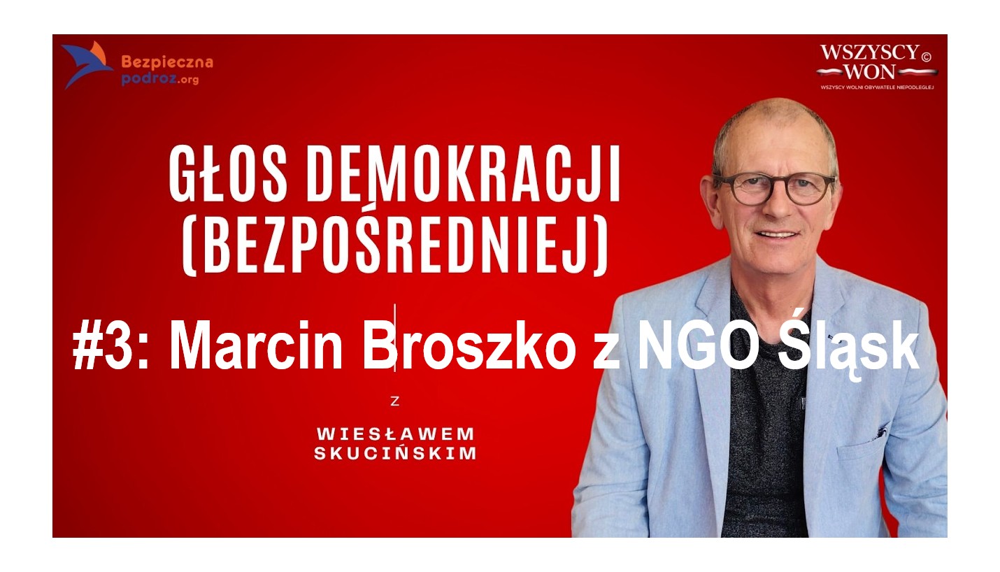 Głos Demokracji Bezpośredniej #3: Marcin Broszko – stowarzyszenie Jestem Stowarzyszeniem