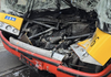 Zderzenie autobusu z tramwajem w Warszawie na Białołęce