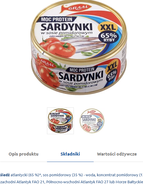 Sardynki w puszce, a w środku... śledź!!!!!!!!!! ale płacisz za szlachetną sardynkę