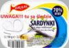 Sardynki w puszce, a w środku... śledź!!!!!!!!!! ale płacisz za szlachetną sardynkę