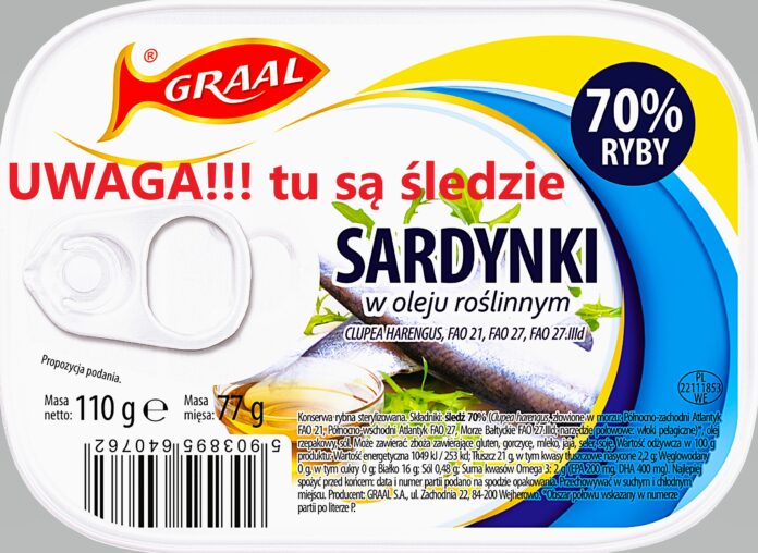 sardynki w puszce 3 Sardynki w puszce, a w środku... śledź!!!!!!!!!! ale płacisz za szlachetną sardynkę